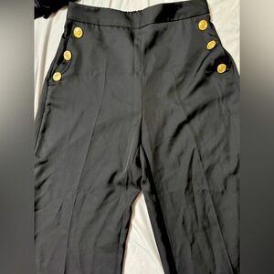 Zara Sailor Wide Leg Silk Feel Pants